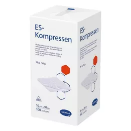ES-KOMPRESSEN icke-steril 10x10 cm 16-vägs, 100 st