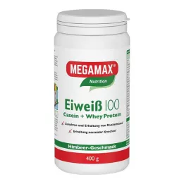 EIWEISS 100 Raspberry Quark Megamax Pulver, 400 g