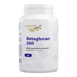 BETA-GLUCAN 500+C-vitamin+zinkkapslar, 90 st