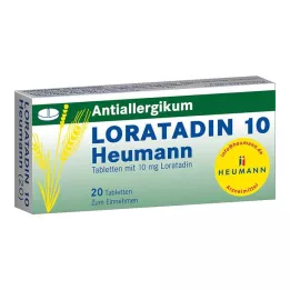 LORATADIN 10 Heumann tabletter, 20 st
