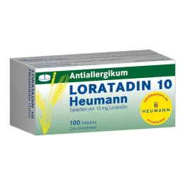 LORATADIN 10 Heumann tabletter, 100 st