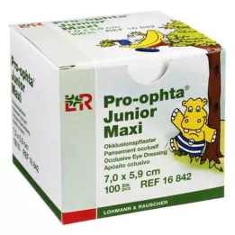 PRO-OPHTA Junior Maxi Occlusion Pavement, 100 st