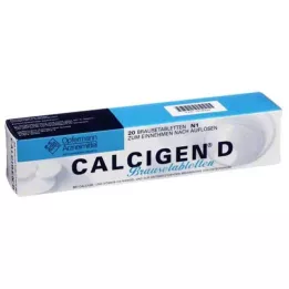 CALCIGEN D 600 mg/400 I.E. Brustabletter, 20 st
