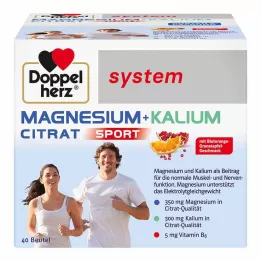 DOPPELHERZ Magnesium+Kaliumcitratsystem granulat, 40 st