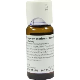 CUPRUM ACETICUM/Zincum Valerianicum -blandning, 50 ml
