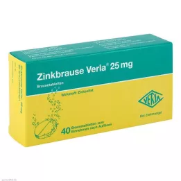 ZINKBRAUSE Verla 25 mg brustabletter, 40 st