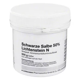 Svart salva 50% Lichtenstein n, 500 g