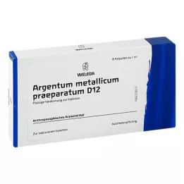 ARGENTUM METALLICUM praeparatum D 12 ampuller, 8 st