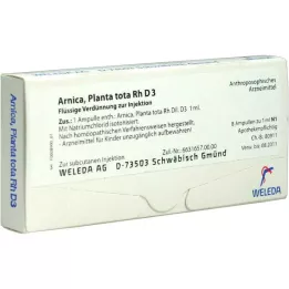 ARNICA PLANTA TOTA RH D 3 ampoules, 8x1 ml