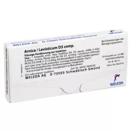 ARNICA/LEVISTICUM D 3 komp ampuller, 8 st