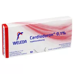 CARDIODORON 0,1 % injektionslösning, 8X1 ml