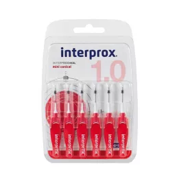 INTERPROX minikonisk röd Interdentalb.Blis., 6 st