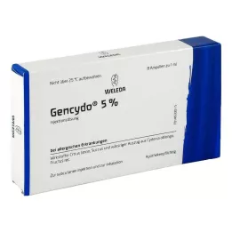 GENCYDO 5% injektionslösning, 8 st