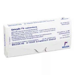 GENCYDO 1% injektionslösning, 8 st