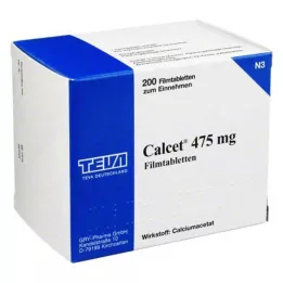CALCET 475 mg filmdragerade tabletter, 200 st