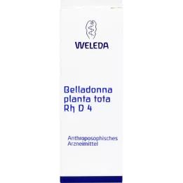 BELLADONNA PLANTA TOTA RH D 4 -utspädning, 20 ml