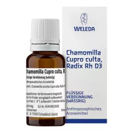 CHAMOMILLA CUPRO Culta Radix RH D 3 -utspädning, 20 ml
