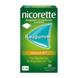NICORETTE 2 mg Färsk frukttuggmo, 30 st