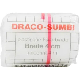 Dracosumbi fixeringsbandage 4 cm x 4 m vit, 1 st