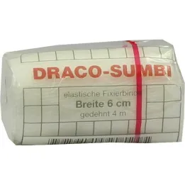 Dracosumbi fixeringsbandage 6 cm x 4 m vit, 1 st