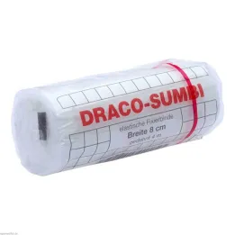 Dracosumbi fixeringsbandage 8 cm x 4 m vit, 1 st