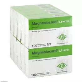 MAGNESIOCARD 2,5 mmol filmdragerade tabletter, 10X100 st