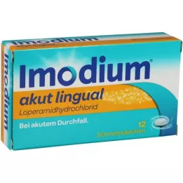 IMODIUM Akut lingual smeltered tabletter, 12 st