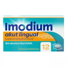 IMODIUM akut lingual munsönderfallande tabletter, 12 st