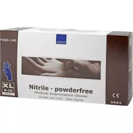 NITRIL Handskar puderfria x-large, 100 st