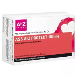 ASS AbZ PROTECT 100 mg magsäcksresistenta tabletter, 100 st