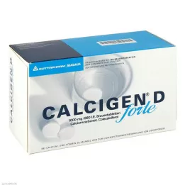 CALCIGEN D forte 1000 mg/880 I.E. brustabletter, 100 st
