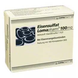 EISENSULFAT Lomapharm 100 mg filmdragerade tabletter, 100 st