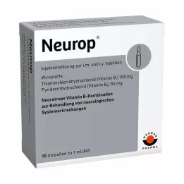 NEUROP Ampuller med injektionslösning, 10X1 ml