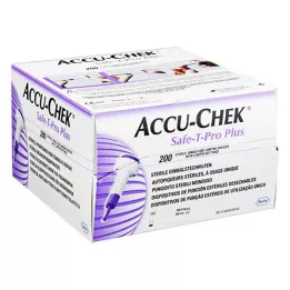 ACCU-CHEK Safe T Pro Plus lansetter, 200 st