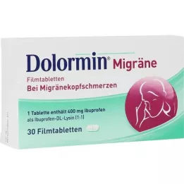 DOLORMIN Migränfilm -belagda tabletter, 30 st