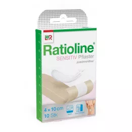 RATIOLINE känsligt sårförband 4 cmx1 m, 1 st