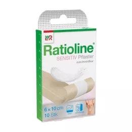 RATIOLINE känsligt sårförband 6 cmx1 m, 1 st