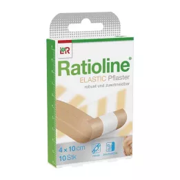 RATIOLINE elastiskt sårförband 4 cmx1 m, 1 st