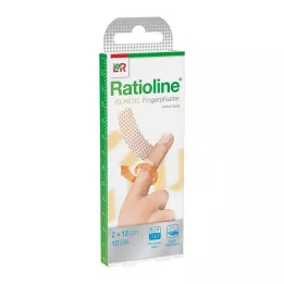 RATIOLINE elastiskt fingerbandage 2x12 cm, 10 st