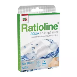 RATIOLINE aqua duschgips 8x10 cm, 5 st