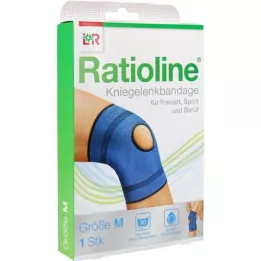 RATIOLINE Aktivt knäledbandage Gr.M, 1 st