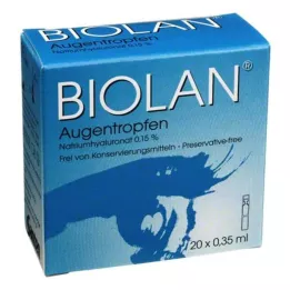 BIOLAN Endospipetter för ögondroppar, 20X0,35 ml