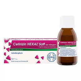 CETIRIZIN HEXAL Juice för allergier, 75 ml
