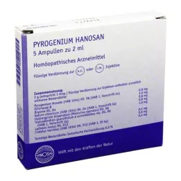 PYROGENIUM HANOSAN injektionslösning, 5x2 ml