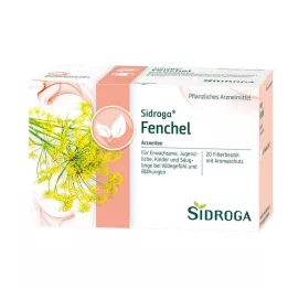 SIDROGA Tefilterpåsar av fänkål, 20X2,0 g
