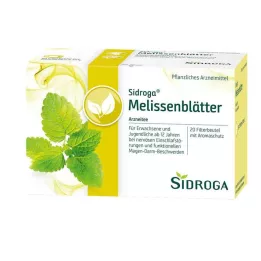 SIDROGA Citronmelissblad tefilterpåsar, 20X1,5 g