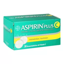 Aspirin Plus C-brusande tabletter, 20 st