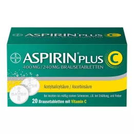 ASPIRIN plus C -brusande tabletter, 20 timmar