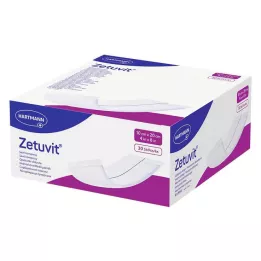 ZETUVIT Absorberande kompresser icke-sterila 10x20 cm, 30 st