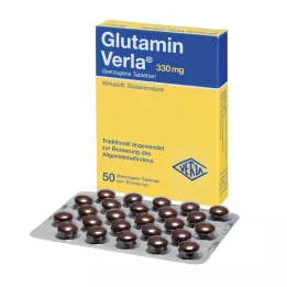 GLUTAMIN VERLA dragerade tabletter, 50 st